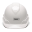 Custom Pyramex Ridgeline Vented Cap Style Hard Hat - 4 Point Ratchet Suspension