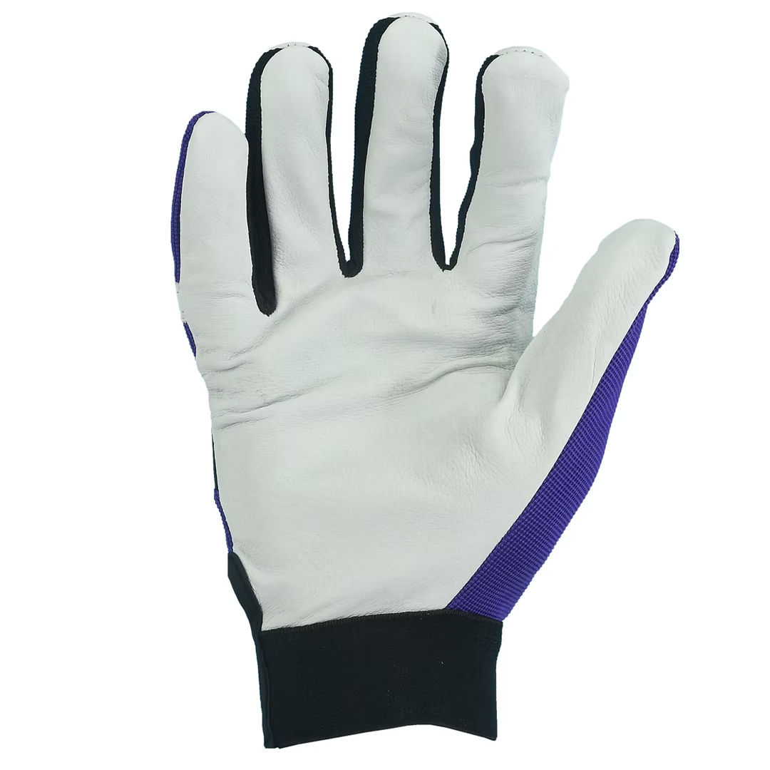 Mechanic's Glove, Pigskin Palm, Spandex Back, Velcro Closure, S-2XL