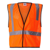 Custom Kishigo ANSI Type R Class 2 Economy Mesh Safety Vest – High-Visibility, Reflective, Hook & Loop Closure, 1 Pocket