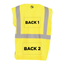 OccuNomix High-Visibility Mesh Zipper Safety Vest – ANSI Class 2, Reflective, Yellow and Orange
