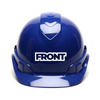 Pyramex Ridgeline Custom Cap Style Hard Hat 6-Point Ratchet Suspension