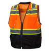 Custom Pyramex RVZ44B Type R Class 2 Hi-Vis Two-Tone Black Bottom Mesh Safety Vest