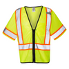 Custom Kishigo Class 3 Type R High-Visibility Mesh Safety Vest – ANSI Compliant, Reflective Stripes, Single Pocket