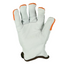 Quality Grade Natural/Orange Goatskin Grain Driver Glove