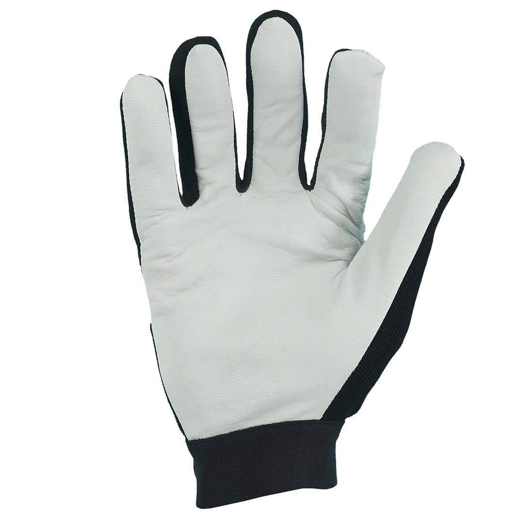 Mechanic's Glove, Goatskin Palm, Spandex Back, Velcro Closure