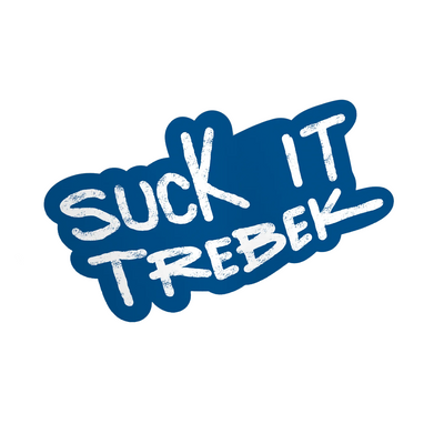 Suck it Trebek - Hard Hat Decal