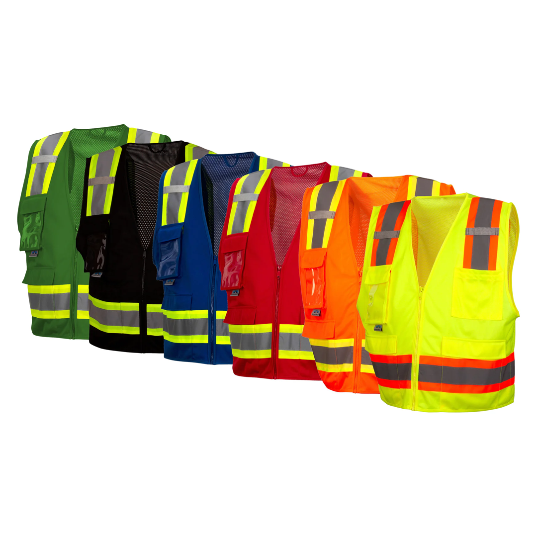 Custom Pyramex RVZ24CP Series ANSI Type R Class 2 Vest