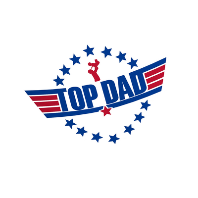 Top Dad - Hard Hat Decal