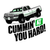 Cummin at you hard - Hard Hat Decal