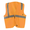 OccuNomix High-Visibility Mesh Zipper Safety Vest – ANSI Class 2, Reflective, Yellow and Orange