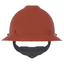MSA  V-Gard Full Brim Hard Hat - Fas-Trac Suspension Type I, Class E