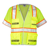 Custom Kishigo ANSI Type R Class 3 Breakaway Safety Vest – High-Visibility, Reflective, 5-Point Breakaway, Zipper Front, Multi-Pocket