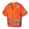 ANSI Class 3 Type R  RVZ31 High-Visibility Mesh Safety Vest – Reflective, Zipper Front, 6 Pockets