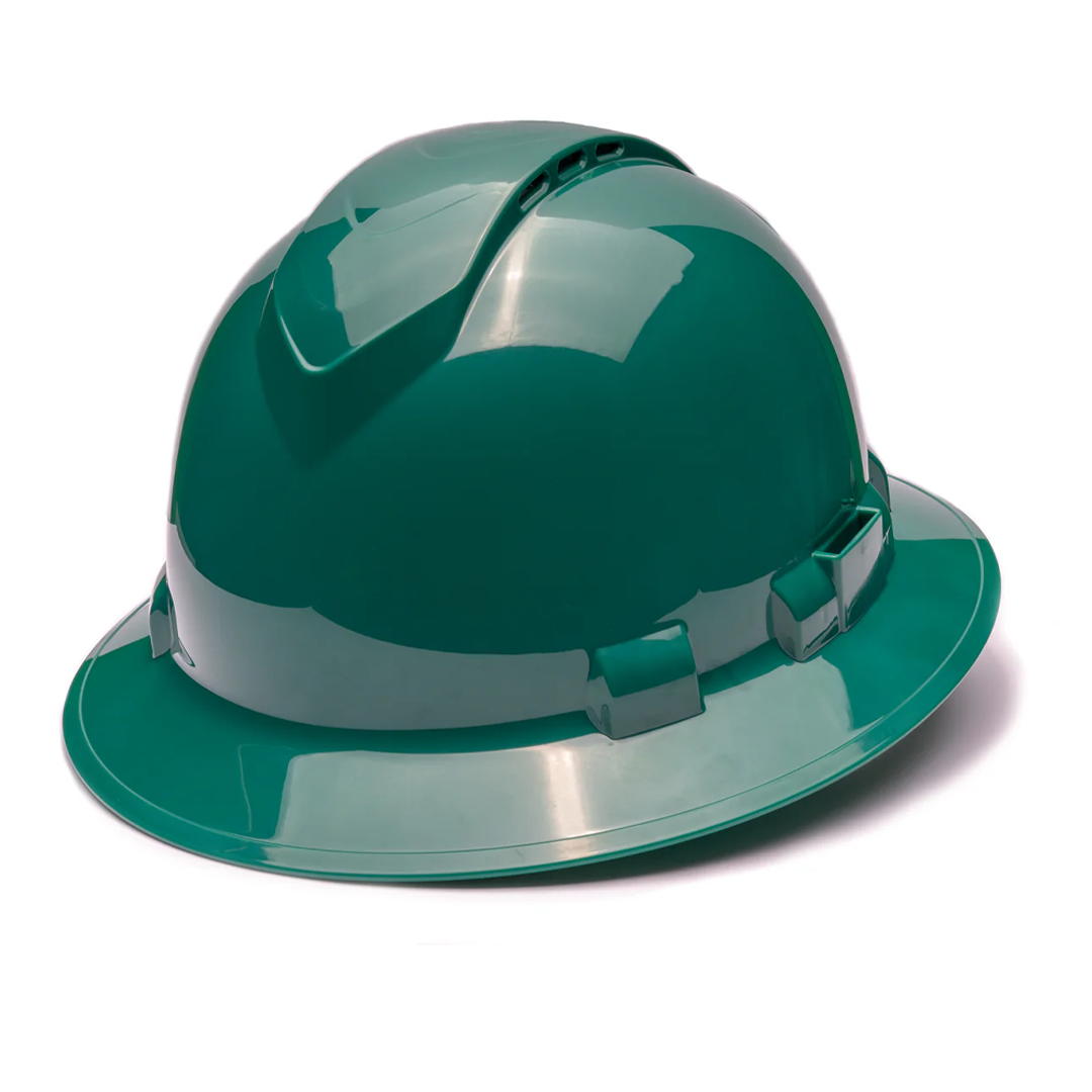 Custom Pyramex Ridgeline® Full Brim Vented Hard Hat - 4 pt Ratchet