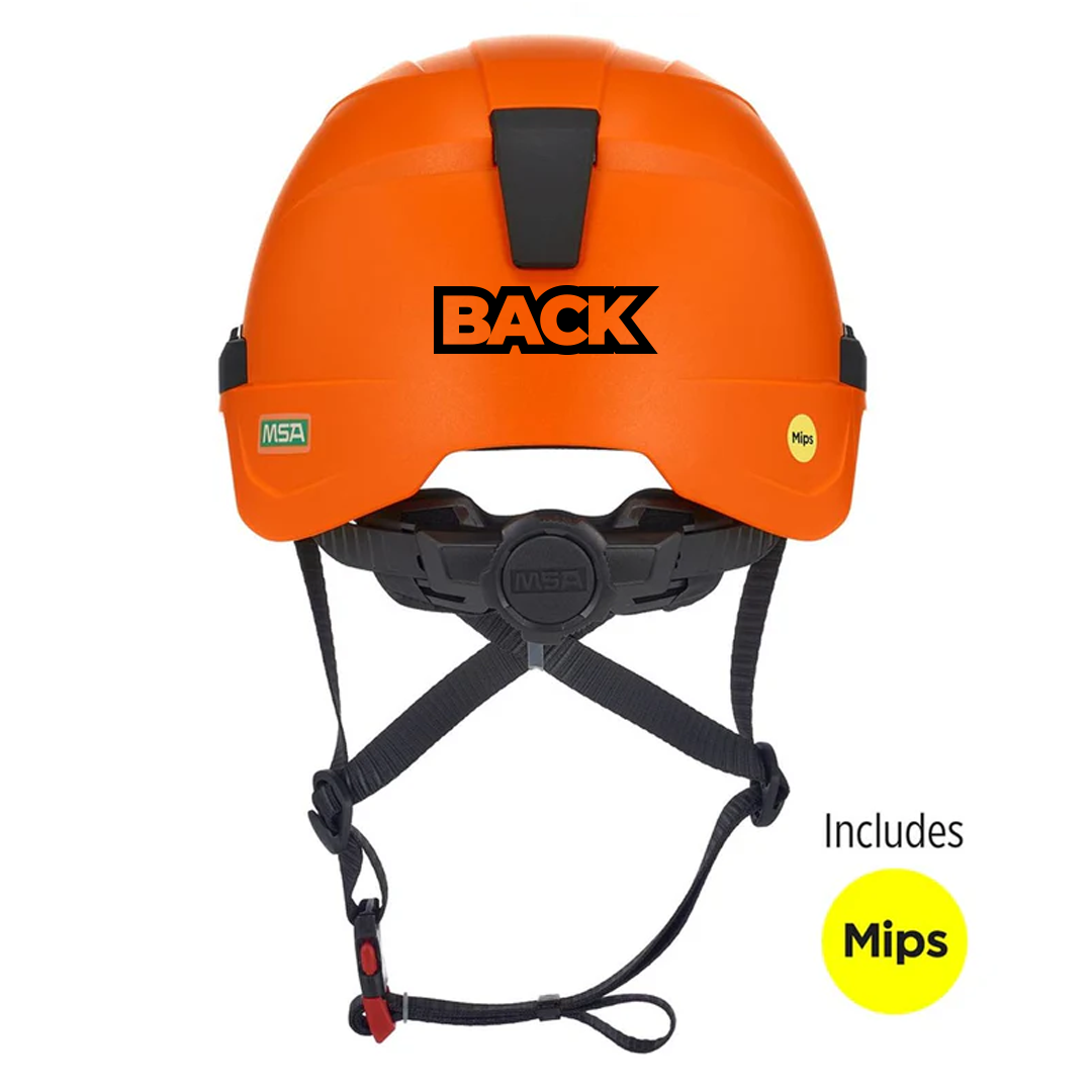Custom MSA V-Gard H2 Mips Type 2 Vented Safety Helmet