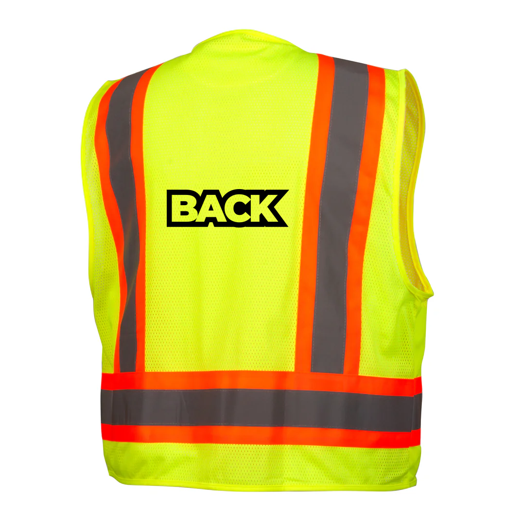 Custom Pyramex RVZ24CP Series ANSI Type R Class 2 Vest