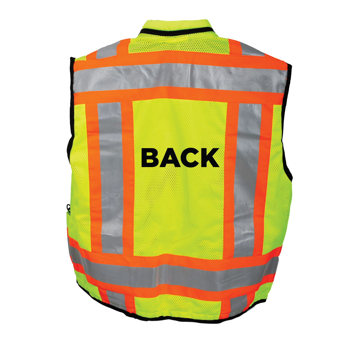 Custom Titan Tools Class 2 Utility Safety Vest with Padded Collar and Mesh Back