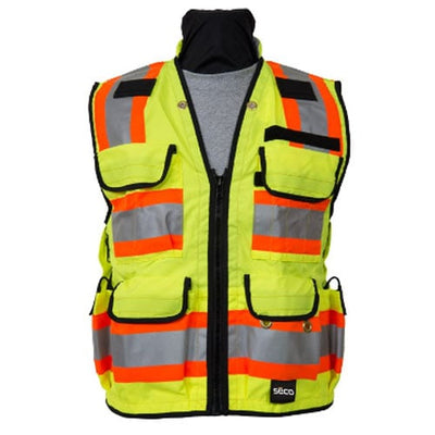 Seco 8265 Series Class 2 Safety Vest – Outlast Collar, Mesh Back, 2 Colors