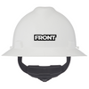 Custom MSA  V-Gard Full Brim Hard Hat - Fas-Trac Suspension Type I, Class E