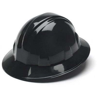 Pyramex SL Series Full Brim Hard Hat - 4 pt Ratchet Suspension