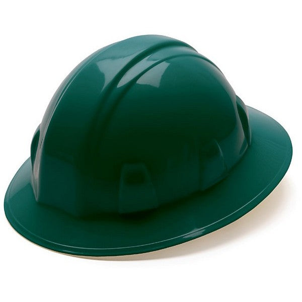 Pyramex SL Series Custom Full Brim Hard Hat - 4 pt Ratchet Suspension