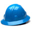 Pyramex SL Series Full Brim Hard Hat - 4 pt Ratchet Suspension