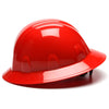 Pyramex SL Series Full Brim Custom Hard Hat 6 pt Ratchet Suspension
