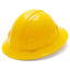 Pyramex SL Series Full Brim Hard Hat - 4 pt Ratchet Suspension