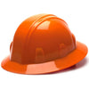 Pyramex SL Series Full Brim Custom Hard Hat 6 pt Ratchet Suspension