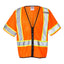 Kishigo Class 3 Type R High-Visibility Mesh Safety Vest – ANSI Compliant, Reflective Stripes, Single Pocket