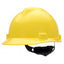 MSA V-Gard Slotted Custom Cap, Fas-Trac III Suspension Hard Hat-475363