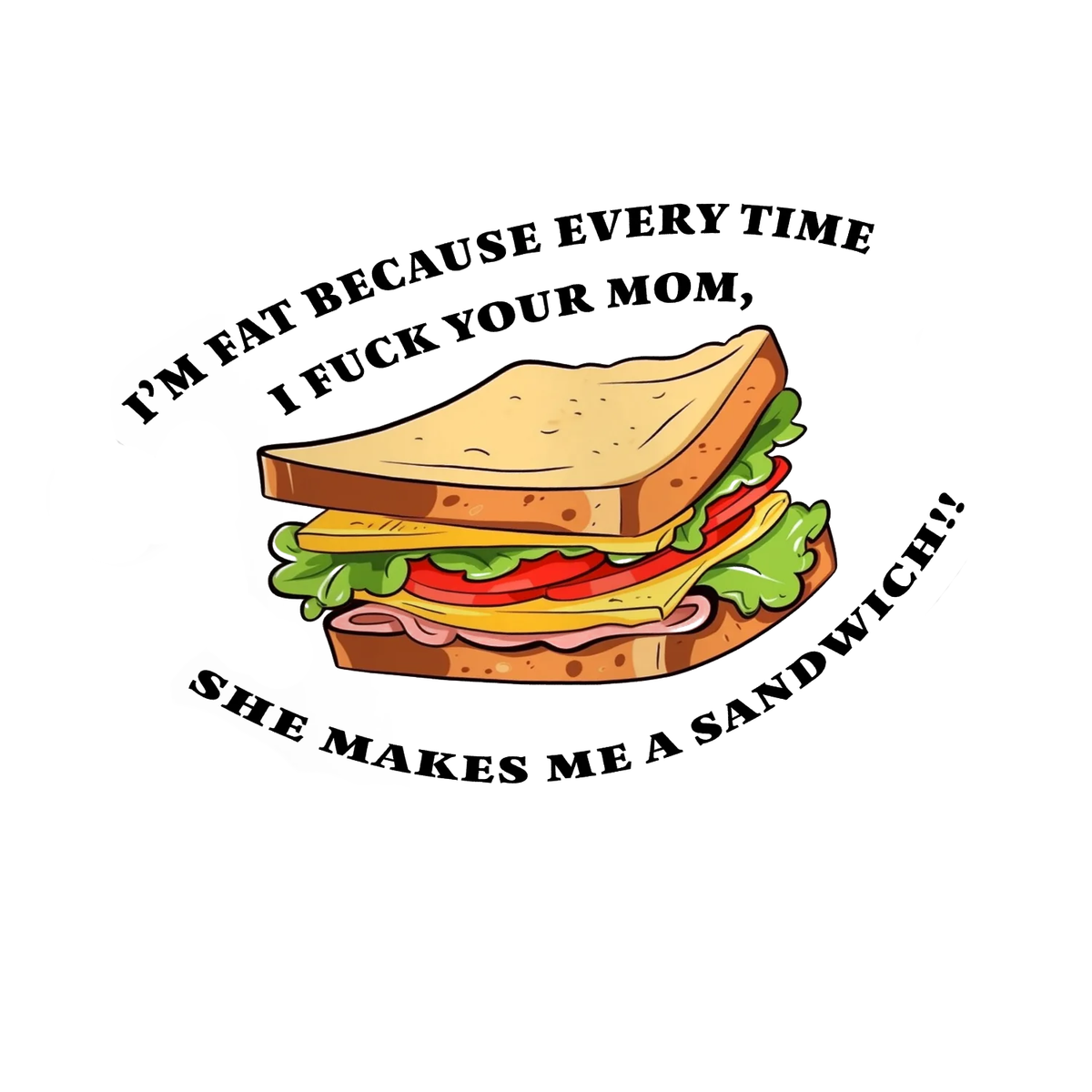 I'm Fat- Hard Hat Decal – Custom Safety USA