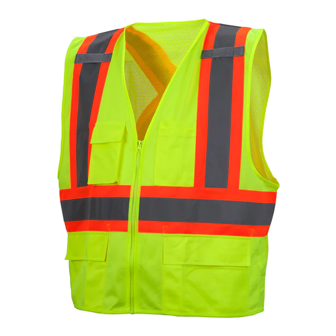 Custom Pyramex RCZ24 Type R Class 2 High-Vis Two-Tone X-Back Safety Vest