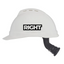 Custom MSA V-Gard 500 Fas-Trac III 4-Point Ratchet Vented Hard Hat