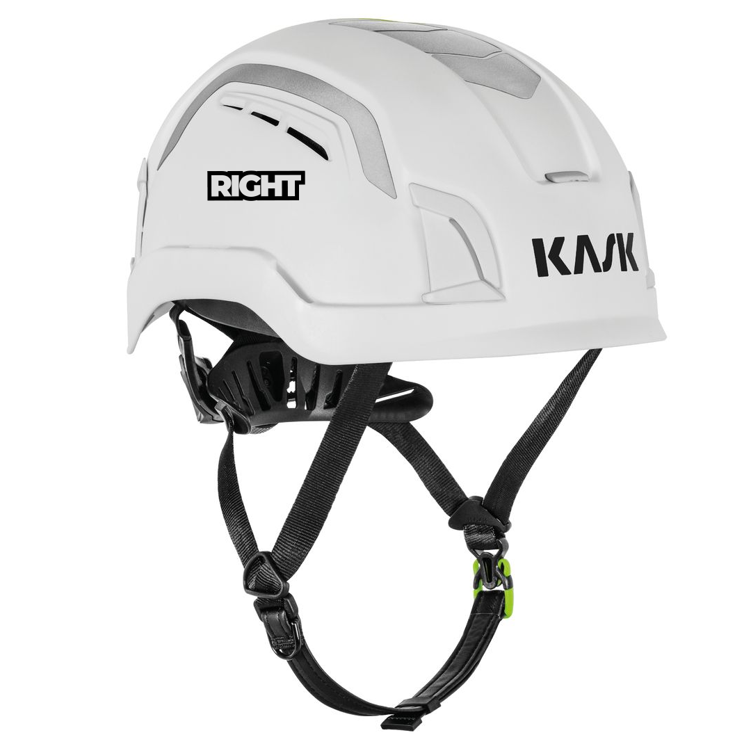 Custom KASK ZENITH X2 MAX AIR HI VIZ Helmet WHE00137 – Vented, Type I & II, Class E HT-LT, ANSI & EN Certified