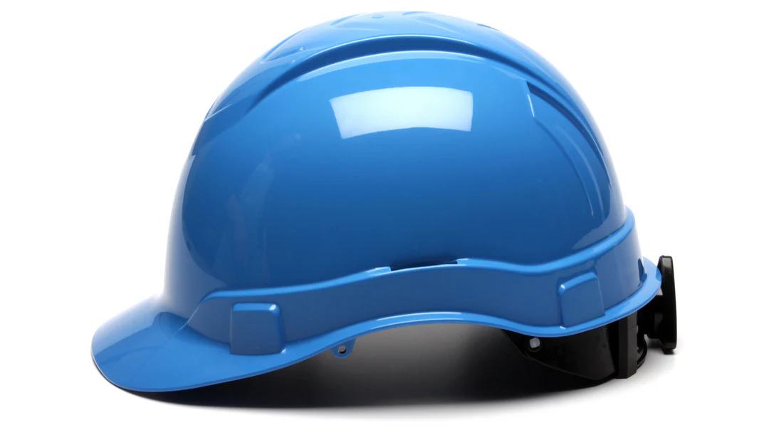 Pyramex Ridgeline Cap Style Hard Hat - 4/6-Point Ratchet Suspension