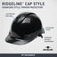 Pyramex Ridgeline Custom Cap Style Hard Hat - 4/6-Point Ratchet Suspension