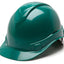 Pyramex Ridgeline Cap Style Hard Hat - 4/6-Point Ratchet Suspension