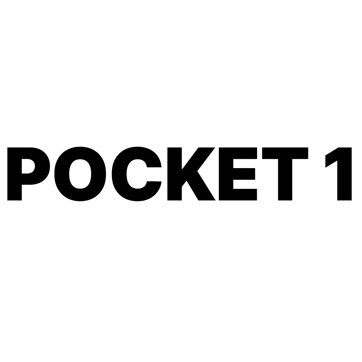 Pocket 1/Front/Back1/Back 2