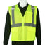 Class 2 Type R Hi-Vis Yellow Self Extinguishing Custom Safety Vest