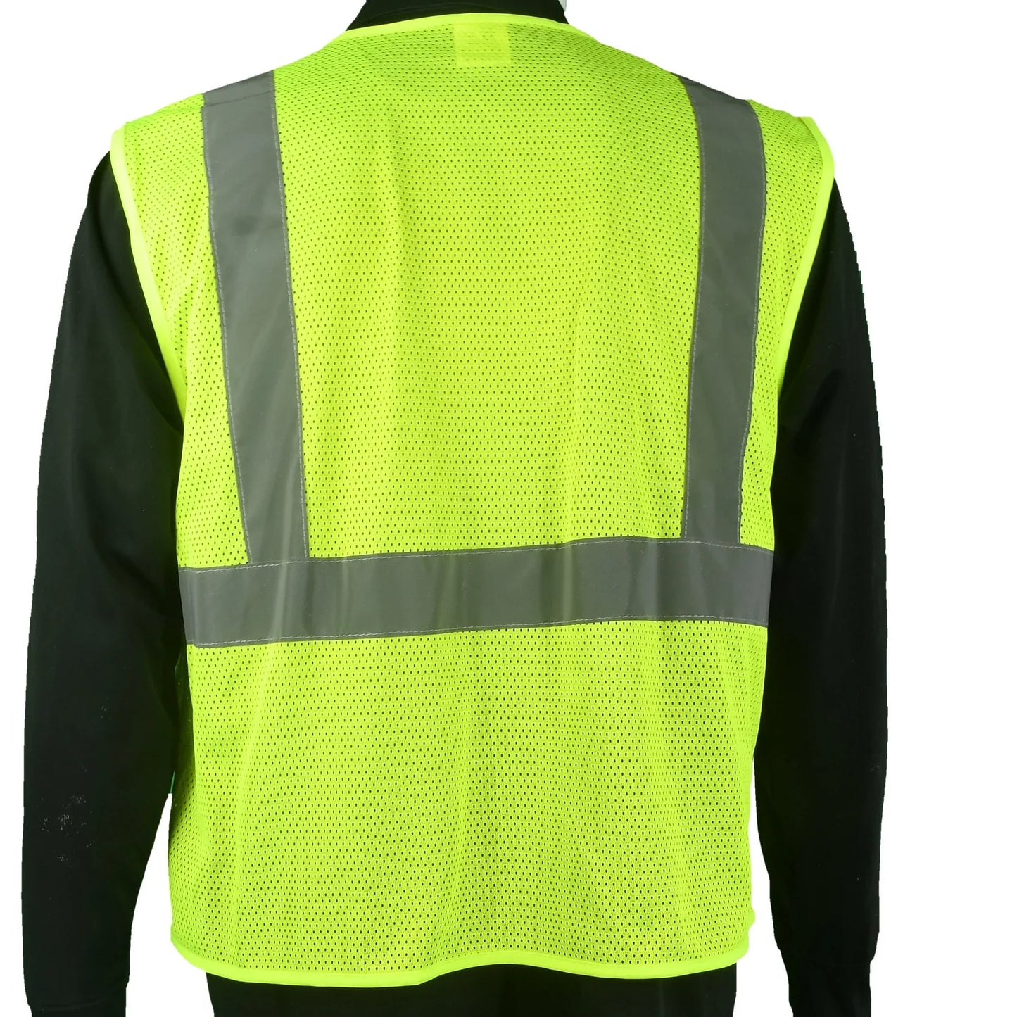 Class 2 Type R Hi-Vis Yellow Self Extinguishing Custom Safety Vest